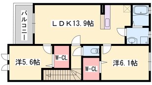 相野駅 徒歩154分 2階の物件間取画像